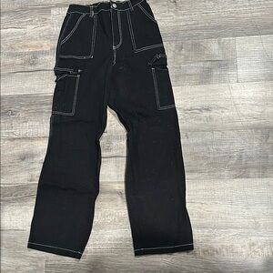 Men's Black Cargo Pants